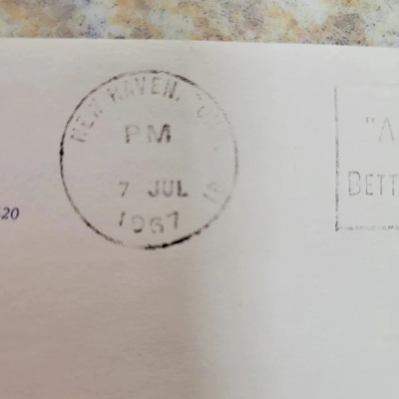 Vintage 1967 Yale University Art Library Envelope | New Haven CT Ephemera - Picture 5 of 12